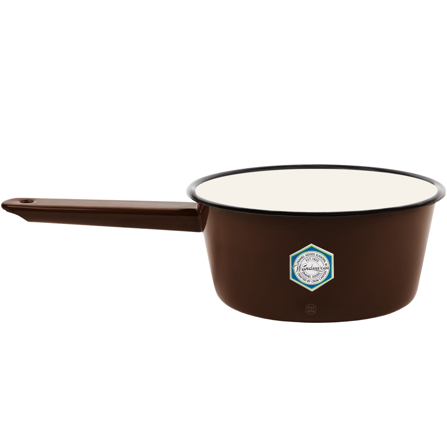 Camp Wandawega Vintage Style Enamelware Sauce Pot Camp Wandawega Vintage Style Enamelware Sauce Pot