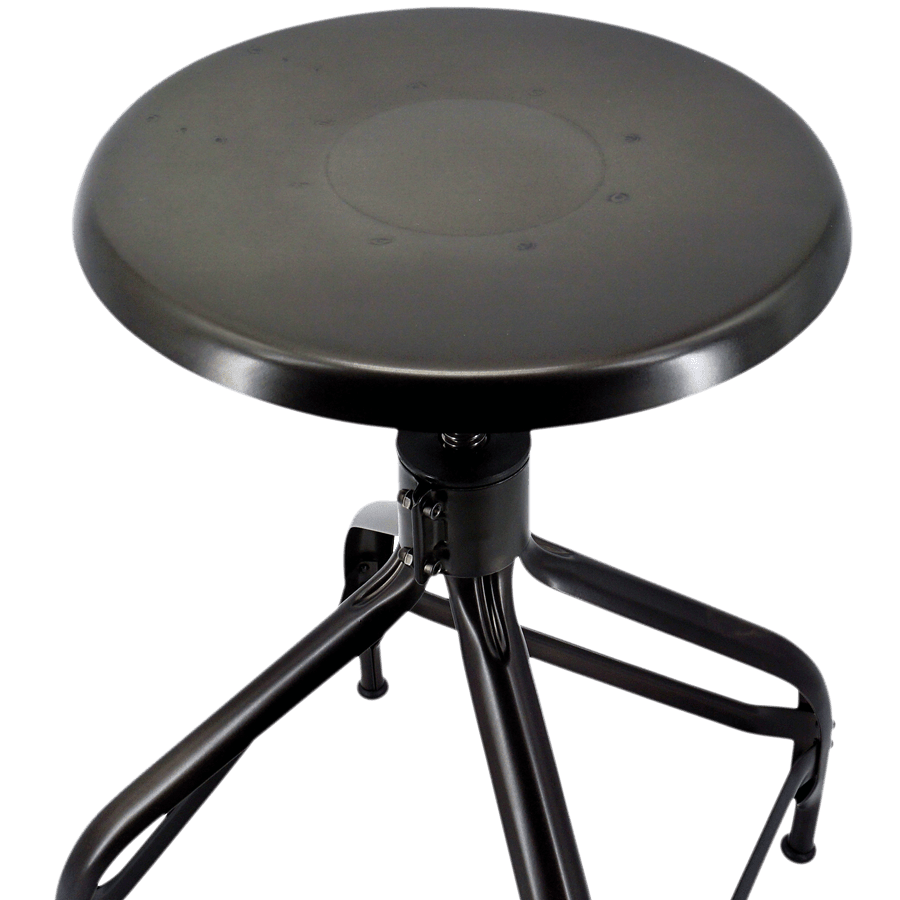 CHAISES NICOLLE DACTYLO ADJUSTABLE SWIVEL STOOL - DYKE & DEAN