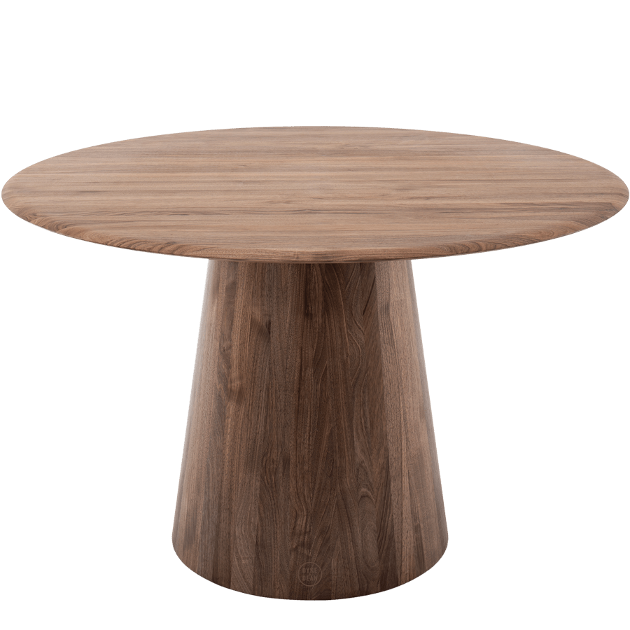 GAZZDA ROUND MUSHROOM DINING TABLE WALNUT - DYKE & DEAN