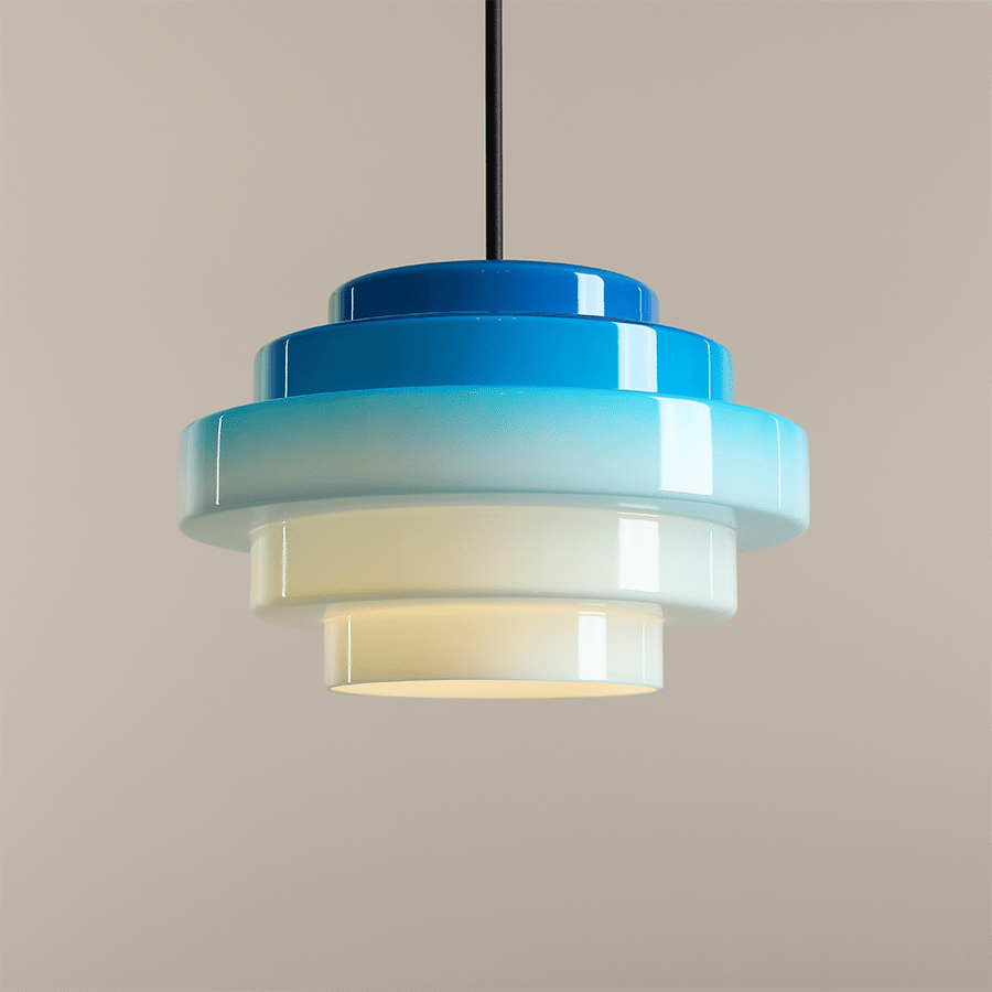 JELLY PENDANT LIGHT BLUE 280 LARGE - DYKE & DEAN