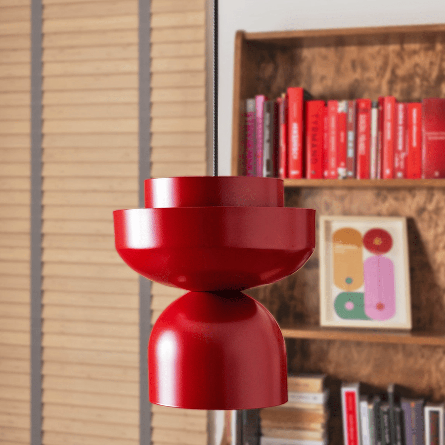 MODULAR PENDANT LIGHT MUSTARD RED & CORAL - DYKE & DEAN