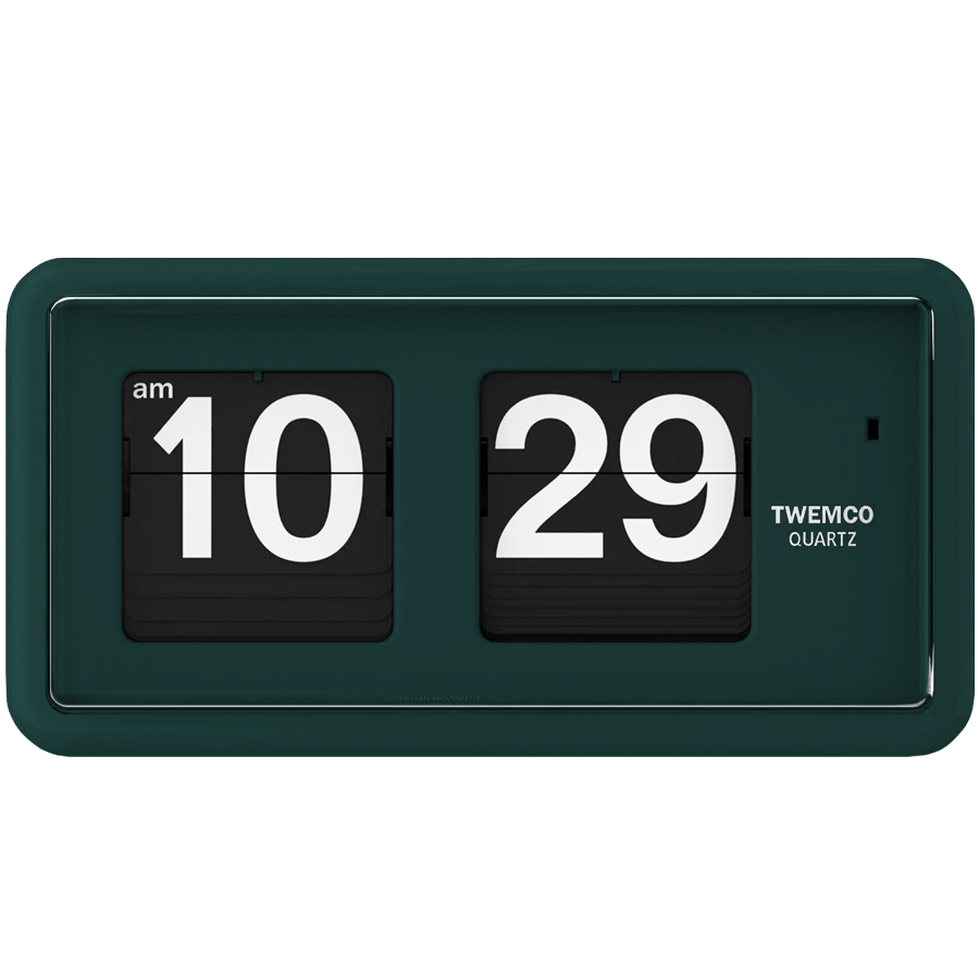 TWEMCO XL CALENDAR FLIPCLOCKBQ-1700ブラック|クラシックデザイン