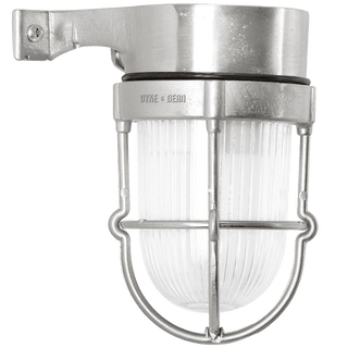 WALL ARM NICKEL BULKHEAD LAMP - DYKE & DEAN