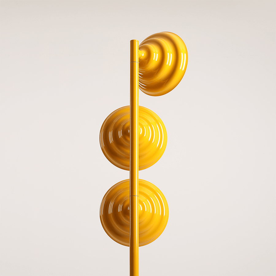 WAVE 3 LIGHT FLOOR LIGHT YELLOW - DYKE & DEAN