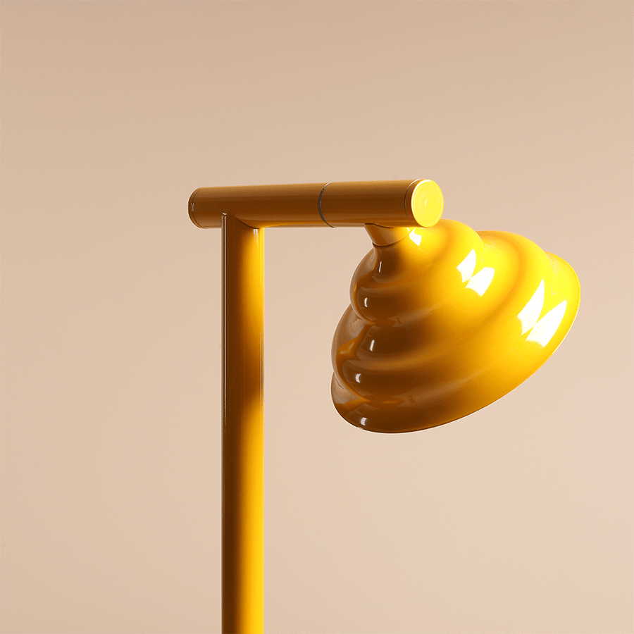 WAVE ENERGETIC TABLE LIGHT YELLOW - DYKE & DEAN