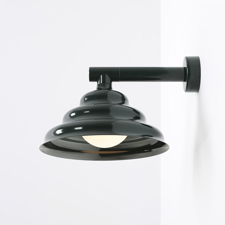 WAVE ENERGETIC WALL LIGHT DEEP GREEN - DYKE & DEAN