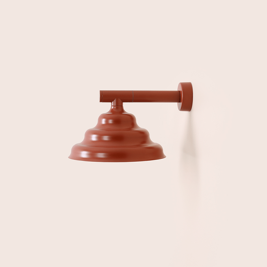 WAVE ENERGETIC WALL LIGHT RED - DYKE & DEAN