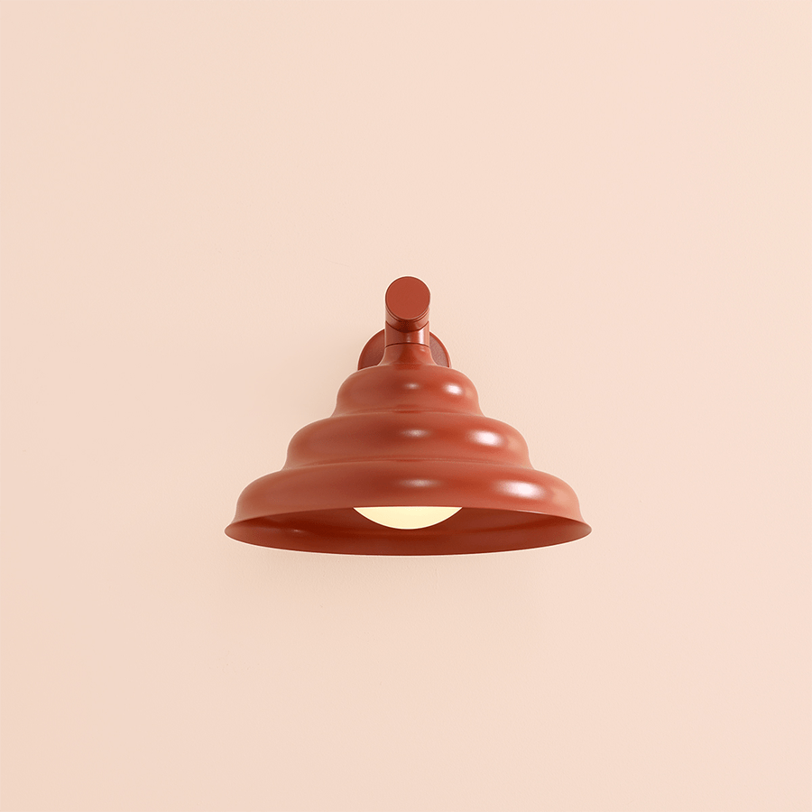 WAVE ENERGETIC WALL LIGHT RED - DYKE & DEAN