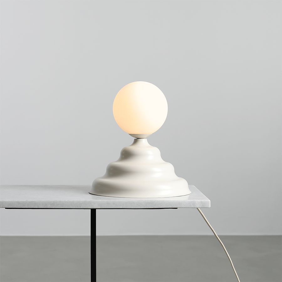 WAVE WALL LIGHT CREAM - DYKE & DEAN