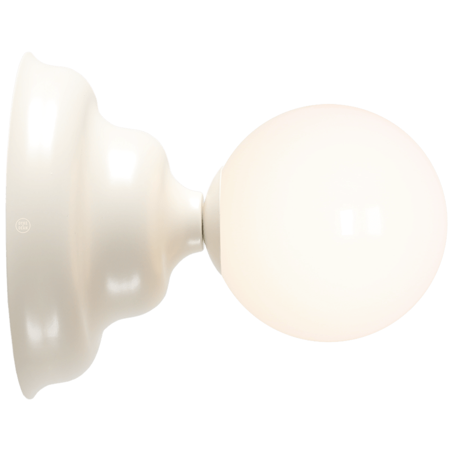 WAVE WALL LIGHT CREAM SMALL - DYKE & DEAN