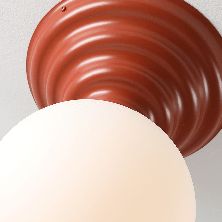 WAVE WALL LIGHT RED - DYKE & DEAN