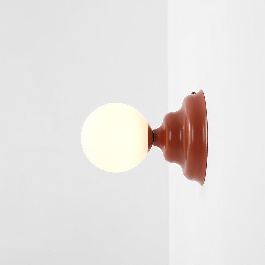 WAVE WALL LIGHT RED SMALL - DYKE & DEAN