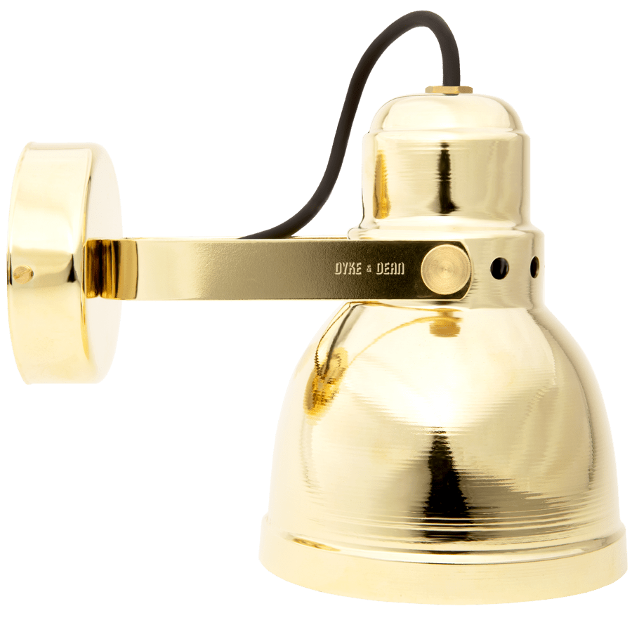 BAUHAUS WALL LAMP SMALL BRASS
