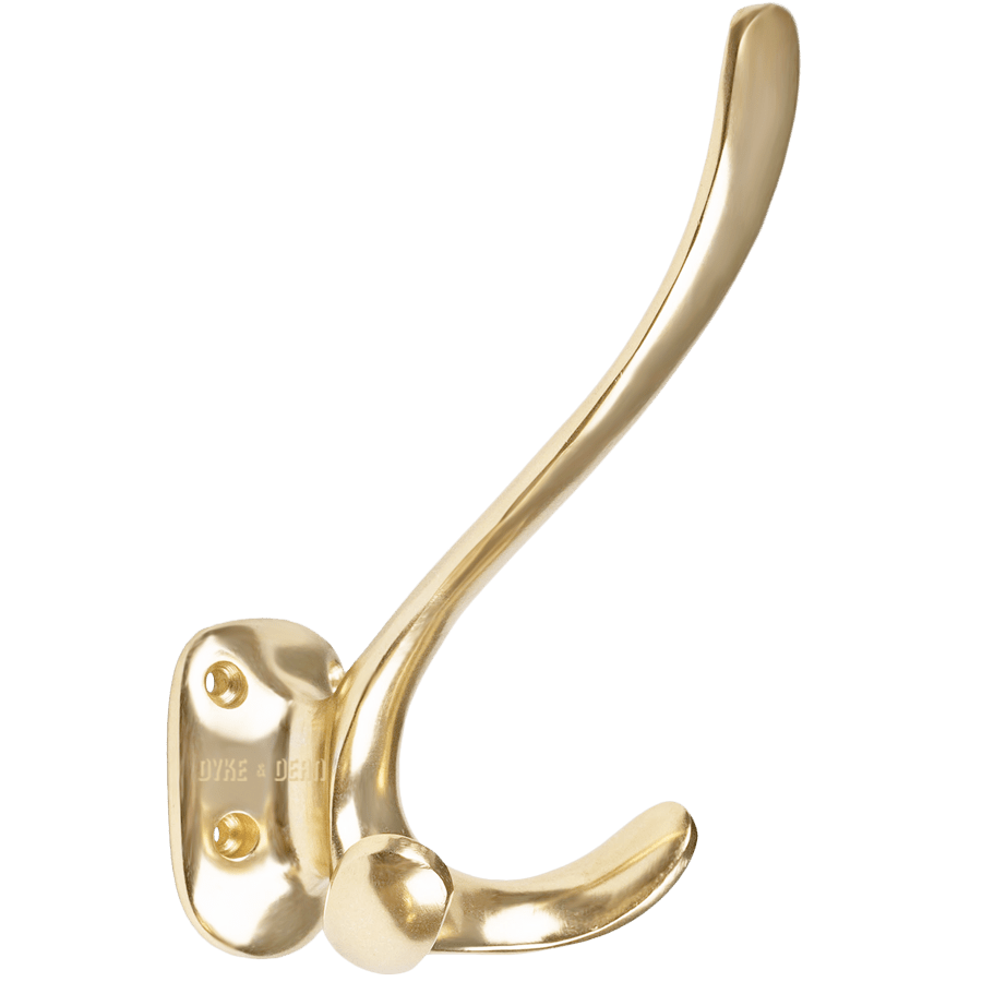 BRASS TRIPLE DOOR HOOK DYKE DEAN