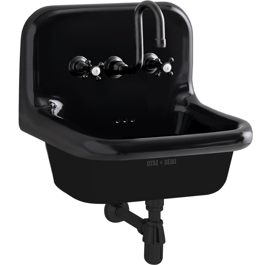 CERAMIC MOUNTED SMALL SINK WITH COLOUR OPTIONS DYKE & DEAN