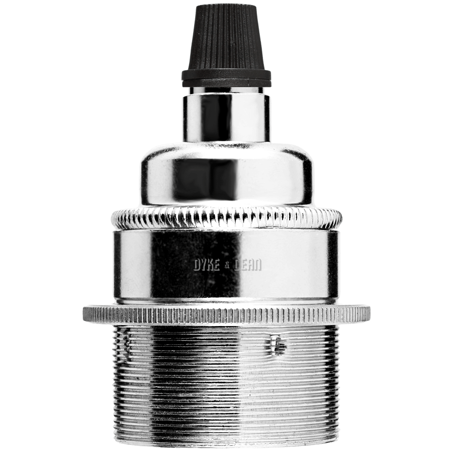 Chrome top bulb holder
