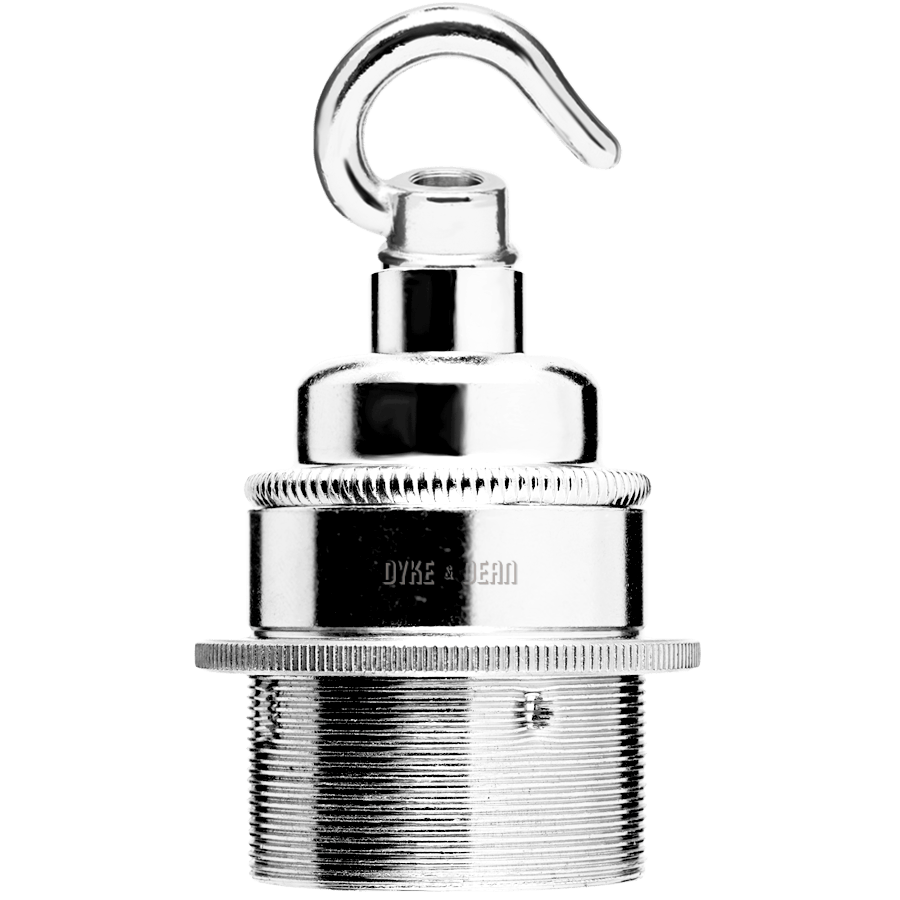 Chrome lamp store holder