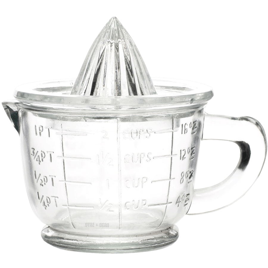 GLASS JUICER MEASURING JUG DYKE DEAN