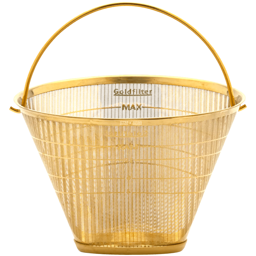 Gold coffee hotsell filter basket