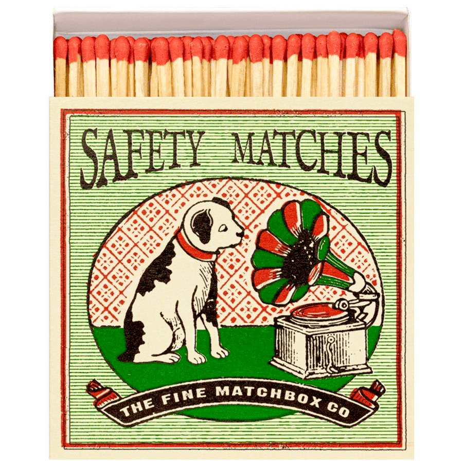 HIS MASTERS VOICE LUXURY SAFETY MATCHES - DYKE & DEAN