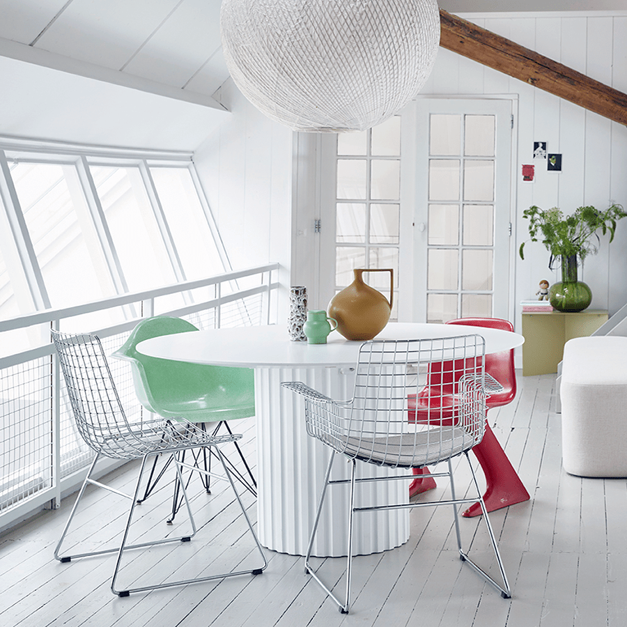 HKLIVING PILLAR DINING TABLE ROUND - DYKE & DEAN