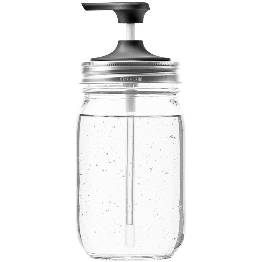 Soap pump discount top