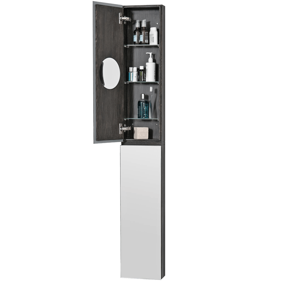 MIRROR CABINET ZONE TALL 1622 DARK OAK