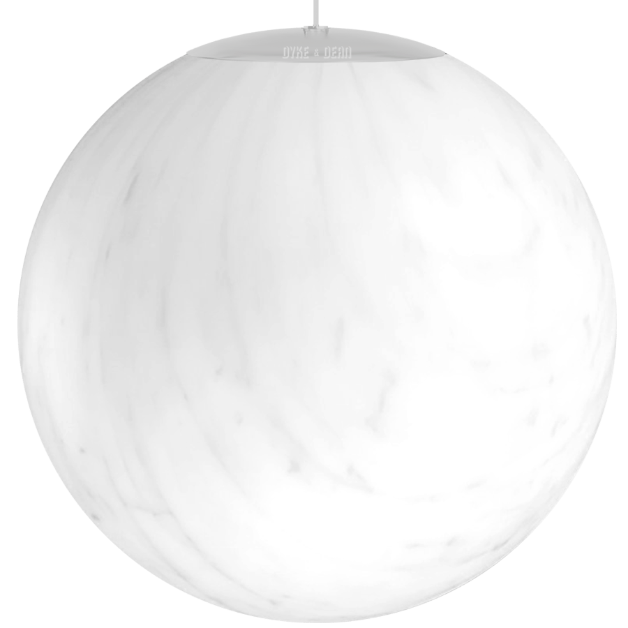 OPAL MARBLE GLOBE PENDANT 500mm DYKE DEAN