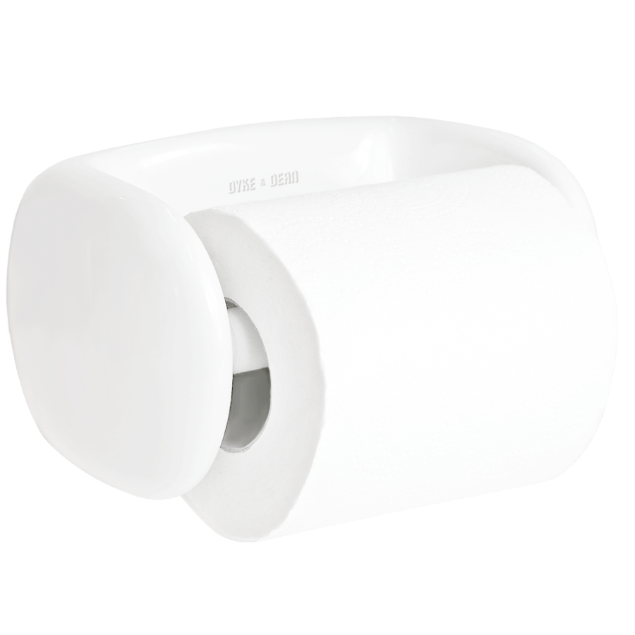 Porcelain toilet on sale roll holder uk