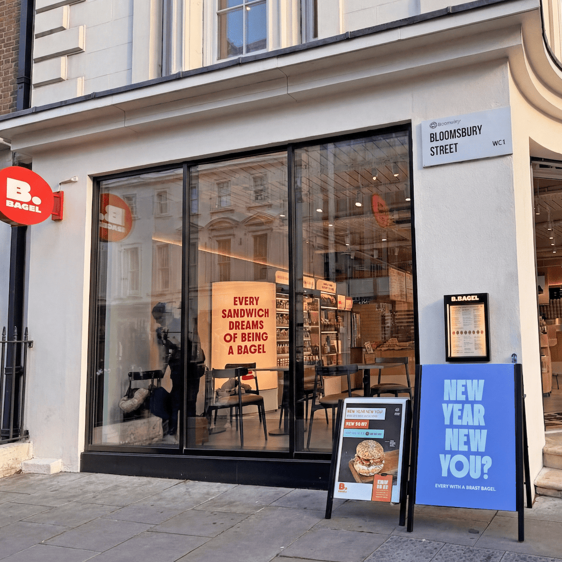 B BAGEL, OXFORD STREET, LONDON | LIGHTING SUPPLY - DYKE & DEAN