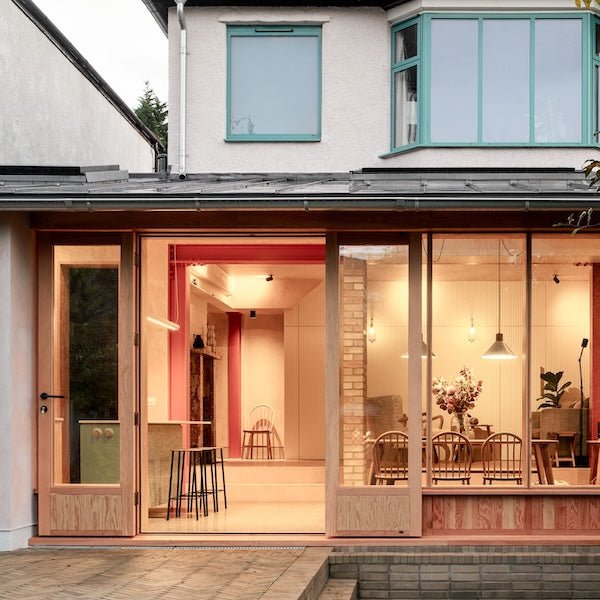HILLSIDE HOUSE, WALTHAMSTOW | LIGHTING & FURNITURE - DYKE & DEAN | DESIGN - MIKE TUCK STUDIO | PHOTOGRAPHY - LUCA PIFFARETTI | KITCHEN DESIGN BY MILK FURNITURE & BAT STUDIO ARCHITECTS - DYKE & DEAN