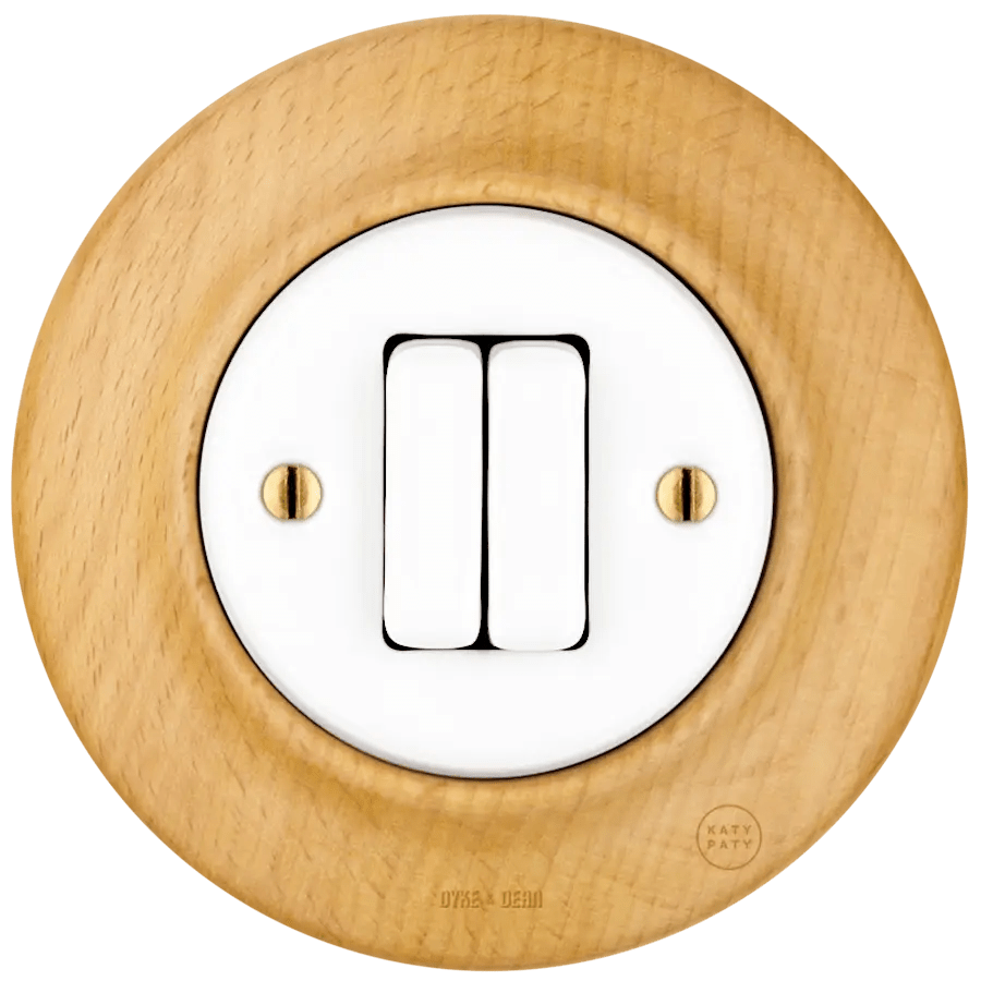 KATY PATY WOODEN WALL SWITCHES - DYKE & DEAN