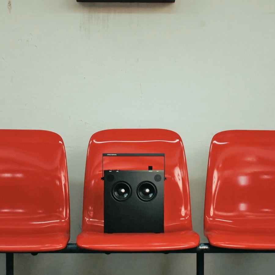 OB-4 SPEAKER RADIO ORANGE