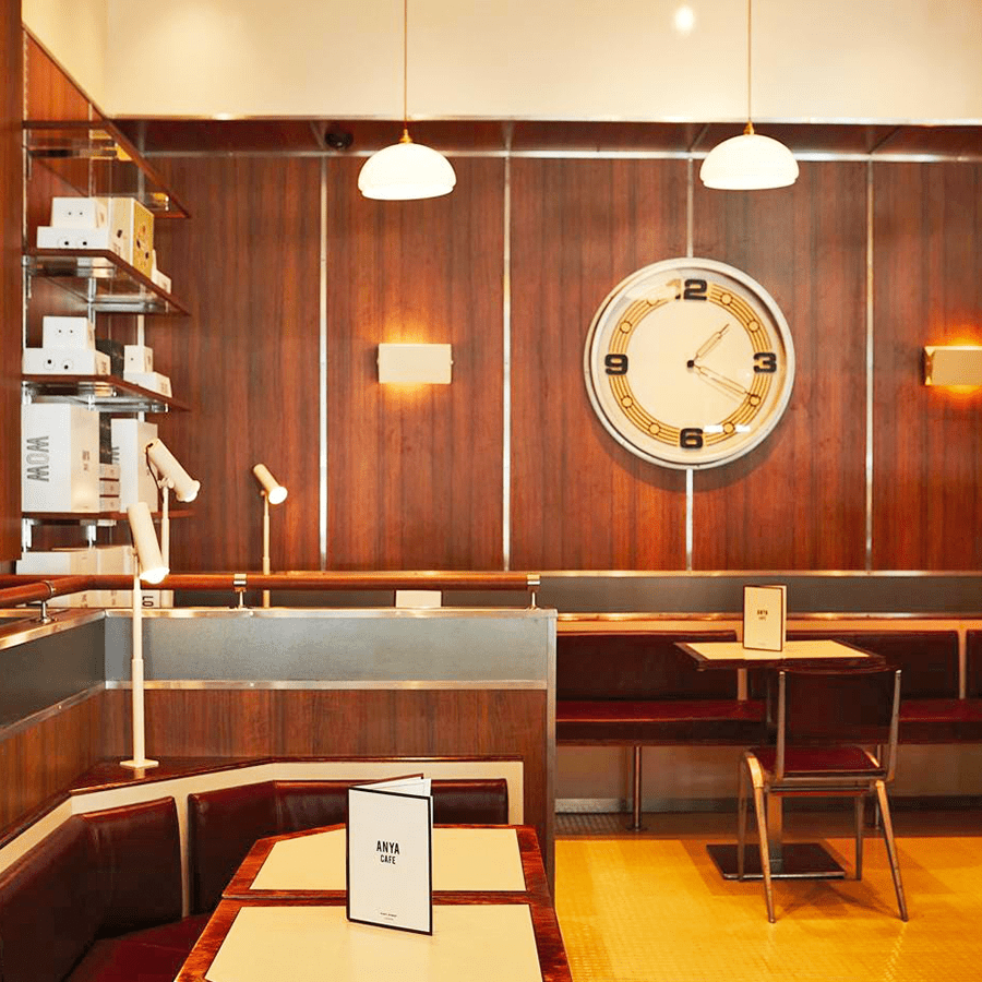 60's OPALINE RETRACTABLE CORD LIGHT - DYKE & DEAN