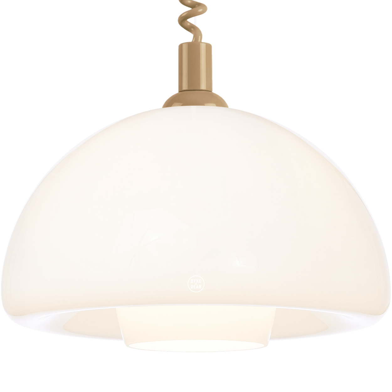 60's OPALINE RETRACTABLE CORD LIGHT - DYKE & DEAN