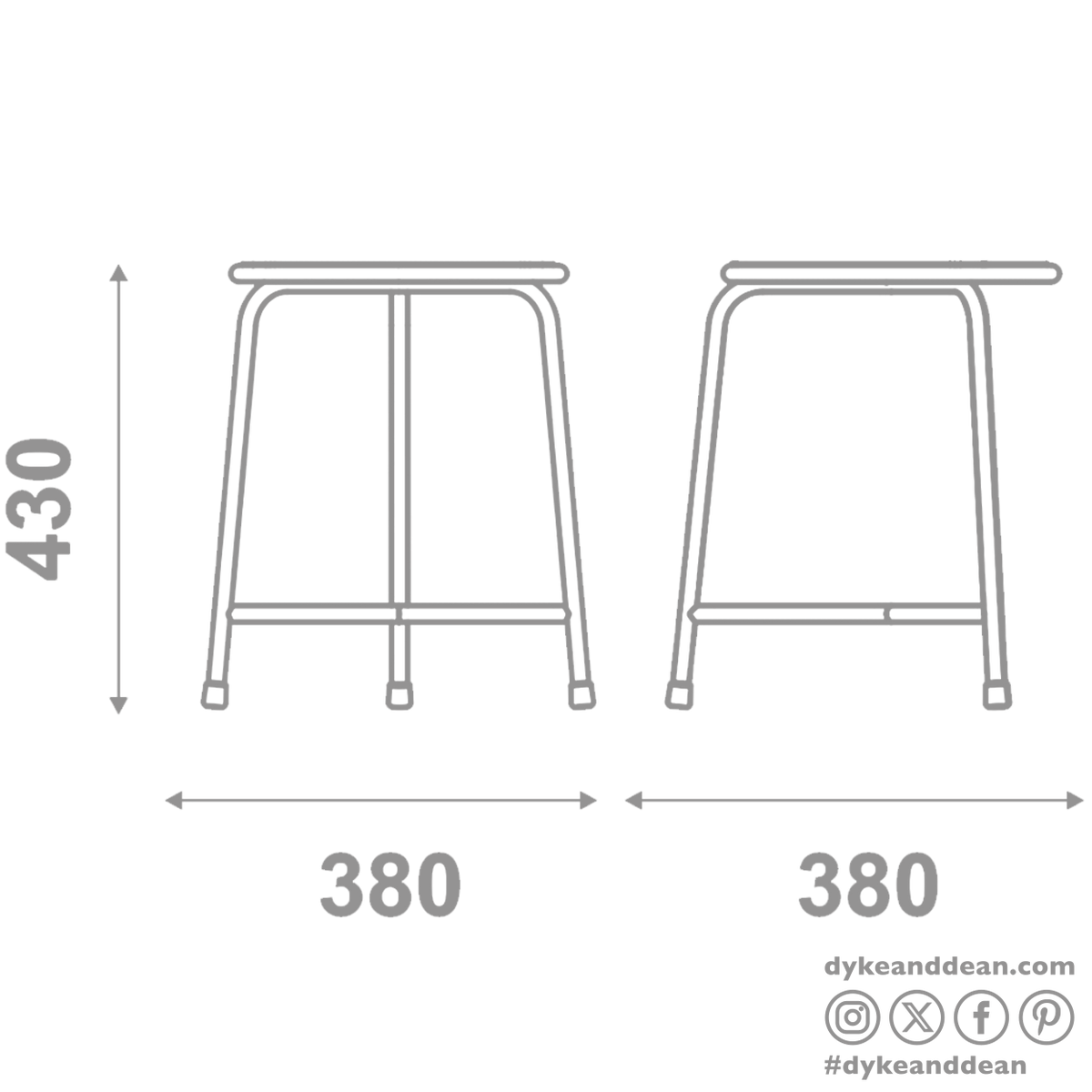 ADICO AÇO BAR STOOL