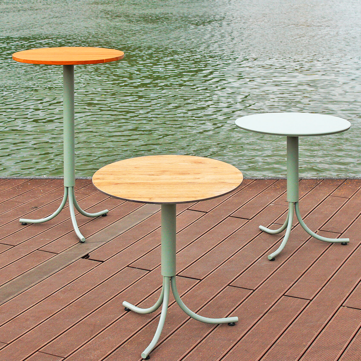 ADICO MAR TABLE 60 WOOD TOP