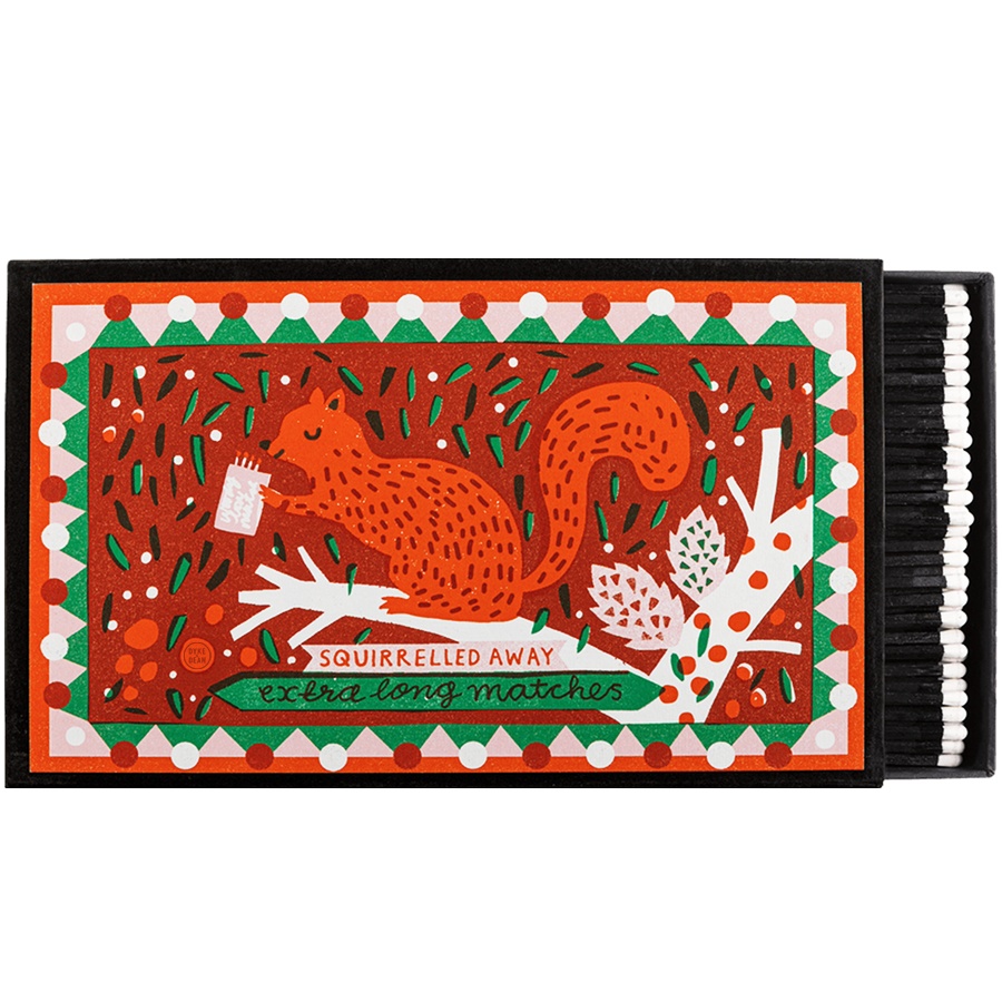 SQUIRRELLED AWAY GIANT SAFETY MATCHES