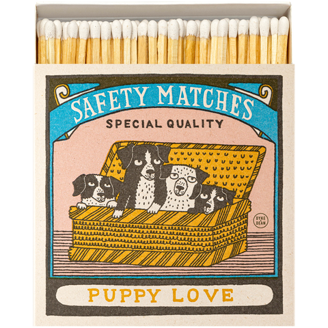 PUPPY LOVE LUXURY SAFETY MATCHES - UTILITY - DYKE & DEAN  - Homewares | Lighting | Modern Home Furnishings