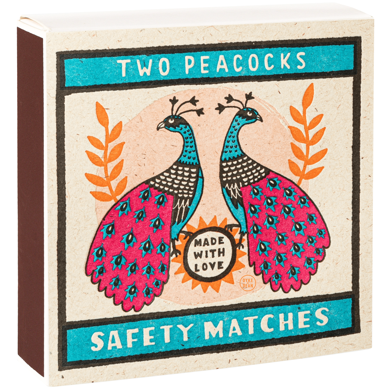 TWO PEACOCKS LUXURY SAFETY MATCHES
