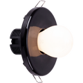 CERAMIC WALL E27 RECESSED LIGHT BLACK