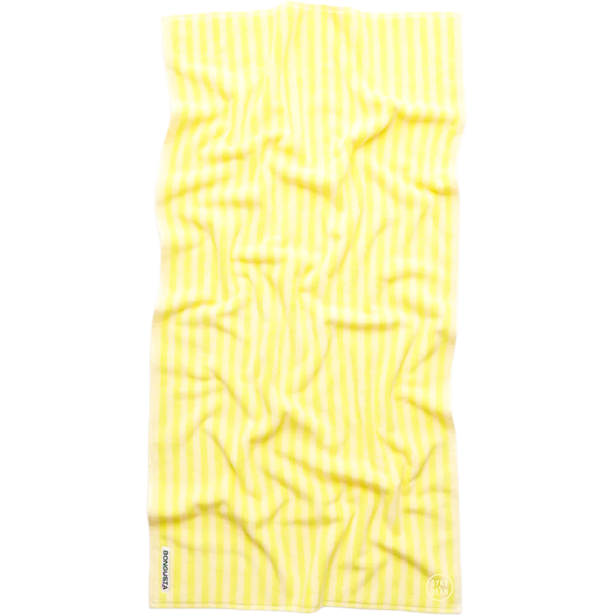 NARAM BATH TOWELS PRISTINE & NEON YELLOW