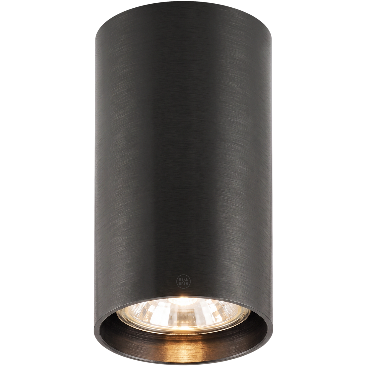 Ceiling cylinder spot lamp gun metal