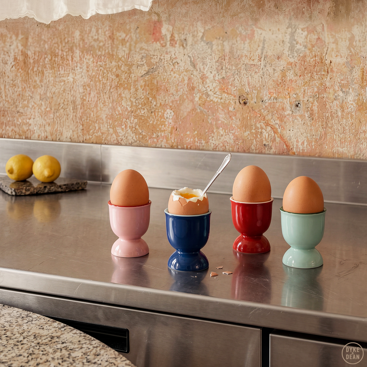 DYKE & DEAN CERAMIC EGG CUP MINT GREEN