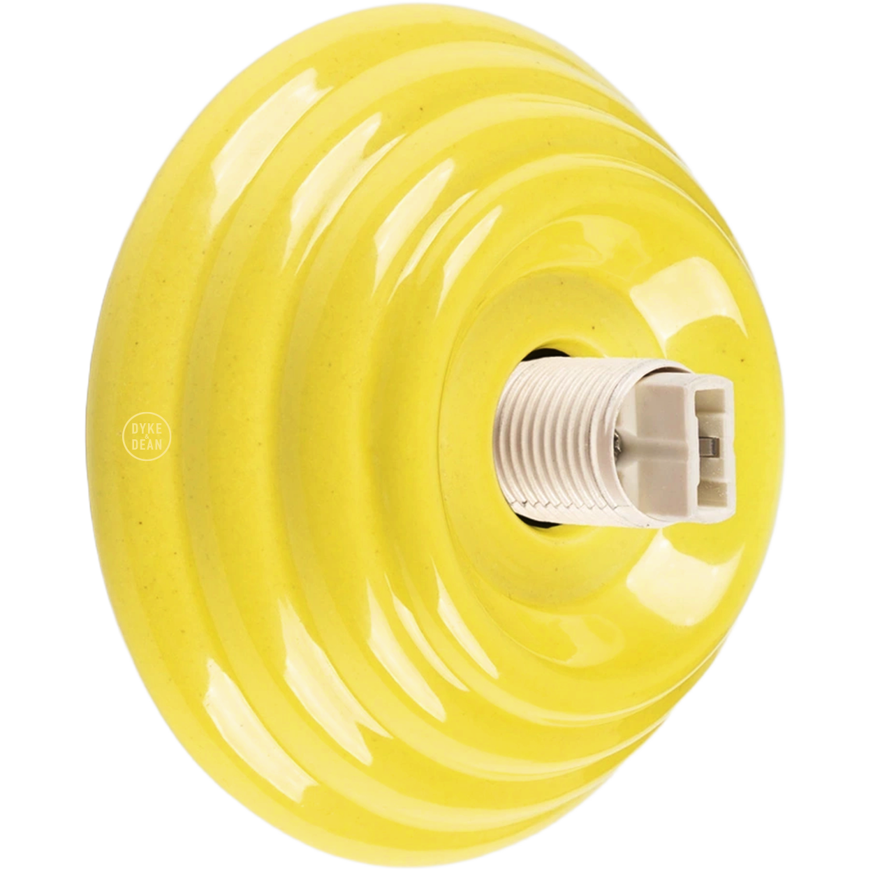 YELLOW CERAMIC SCONCE WATERPROOF OPAL GLOBE WALL LIGHT