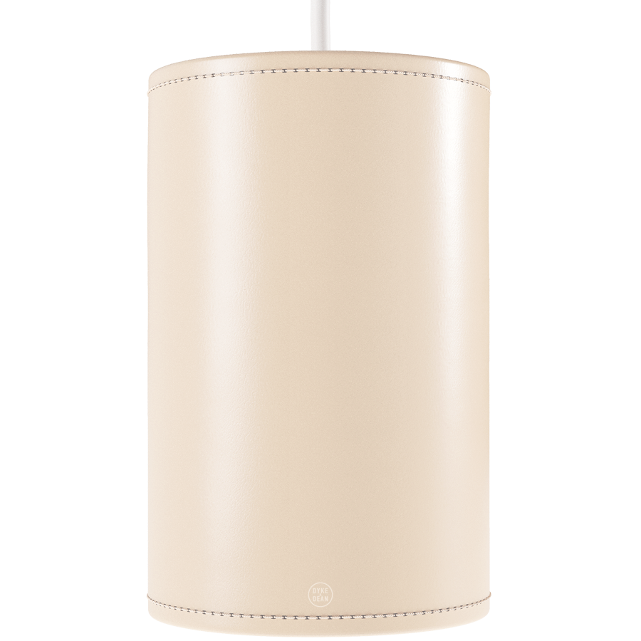 CUERO CYLINDER LÆDERPENDEL LYS NATURLIG RÅ