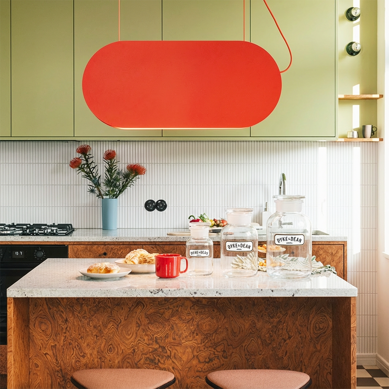 DYKE & DEAN APOTHECARY JAR CLEAR GLASS 250ML