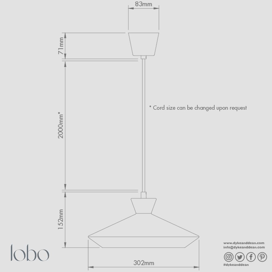 TAGI CERAMIC PENDANT SMALL