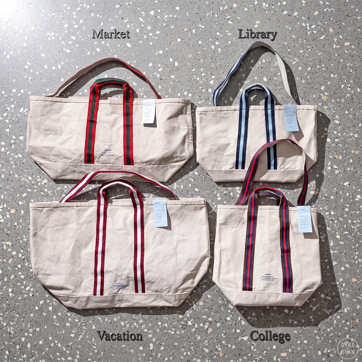COLLEGE LIBRARY TOTE BAG