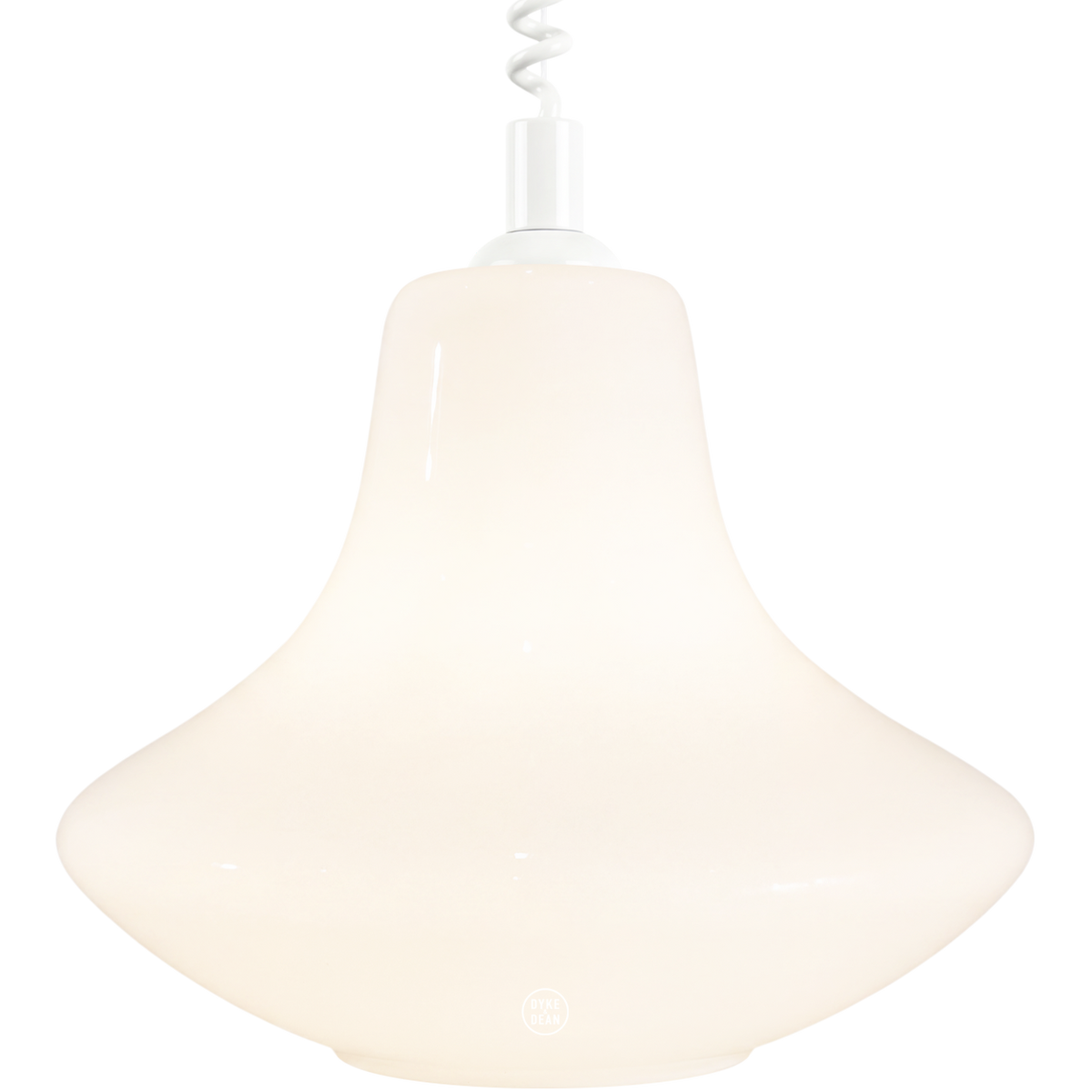 DANISH OPALINE RETRACTABLE CORD LIGHT